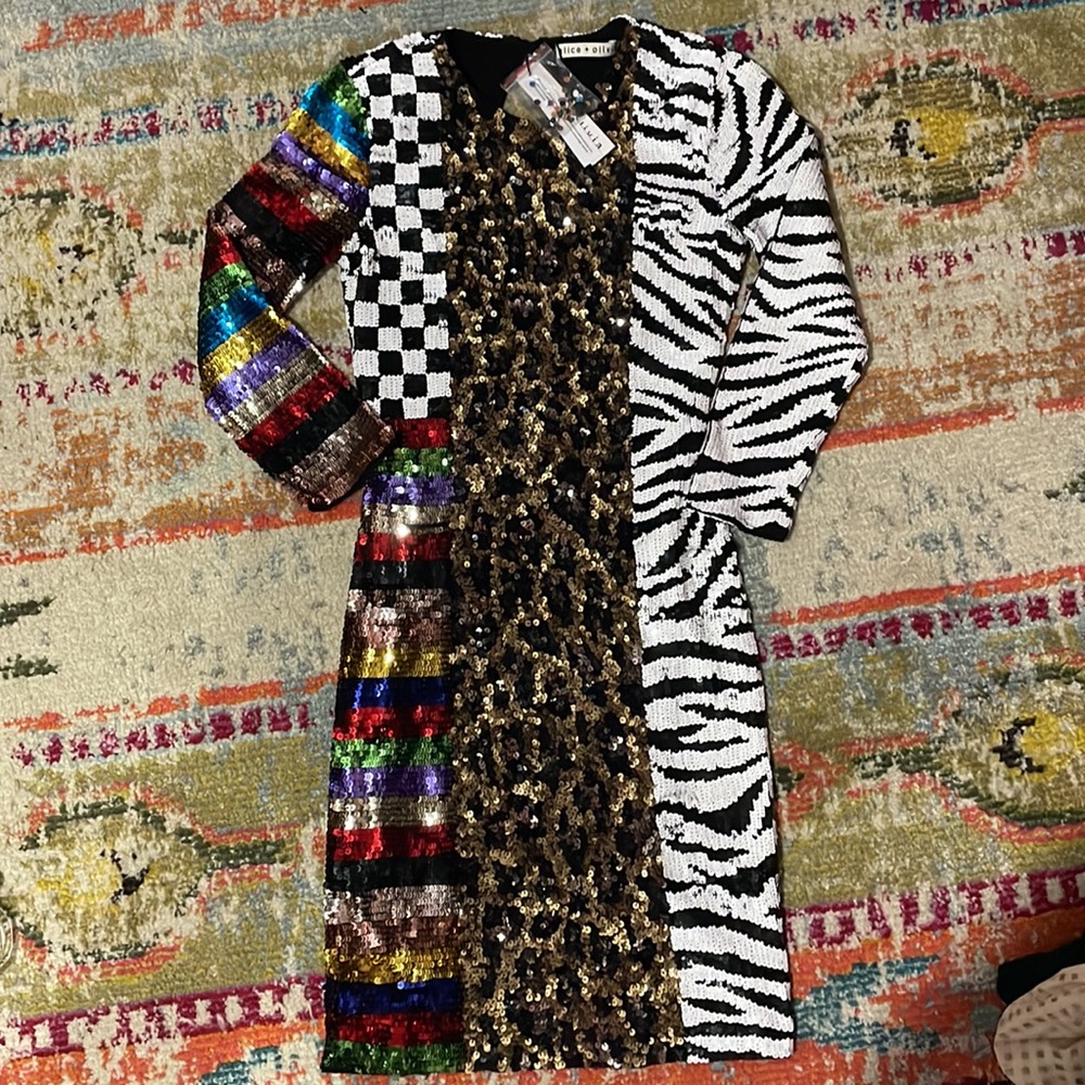 Alice + Olivia Sequin dress